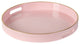 Pink Round Decorative Tray
