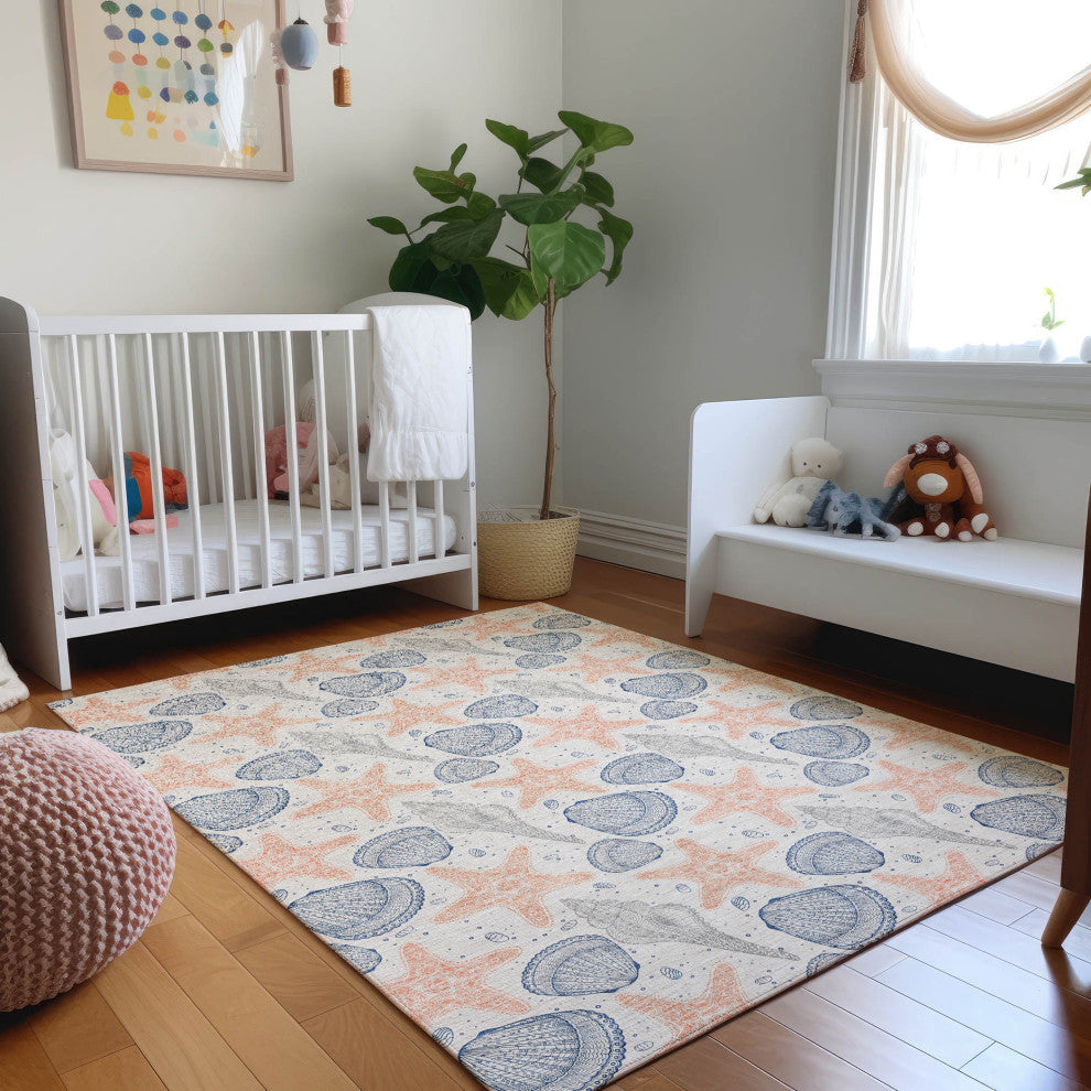 Addison Premium Washable Mayfield AMF183 Beige 3'' x 5'' Rug