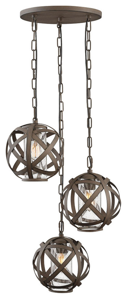 Hinkley Carson Small Pendant, Vintage Iron