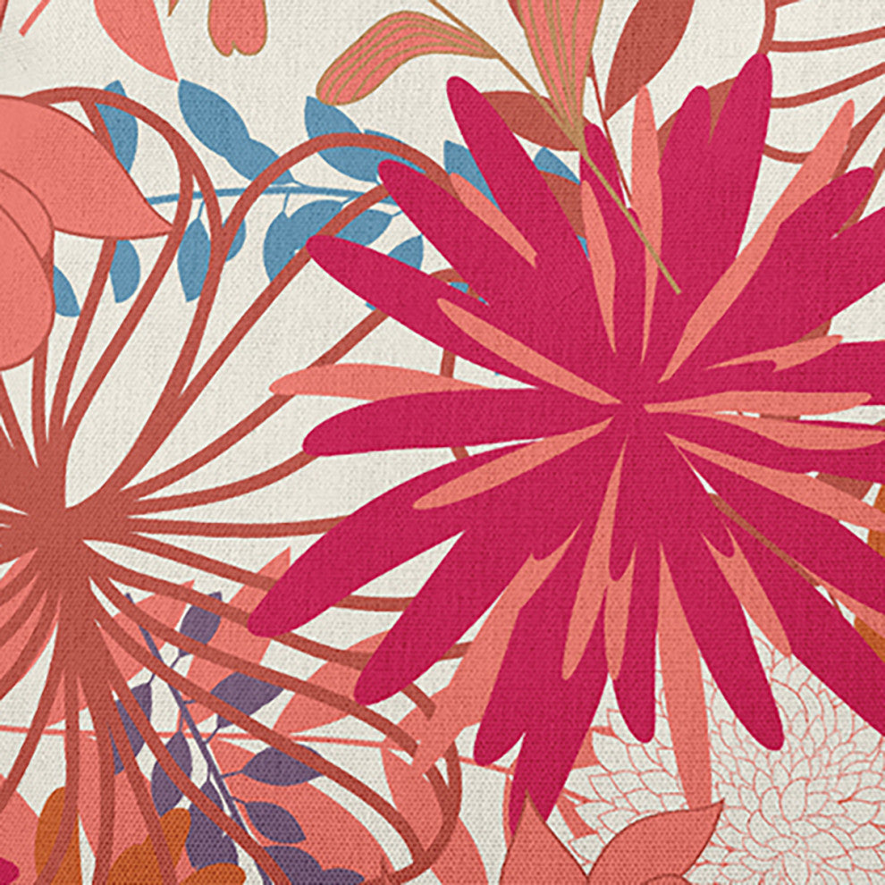 Jumble Floral Accent Pillow, Seed, 14"x20"