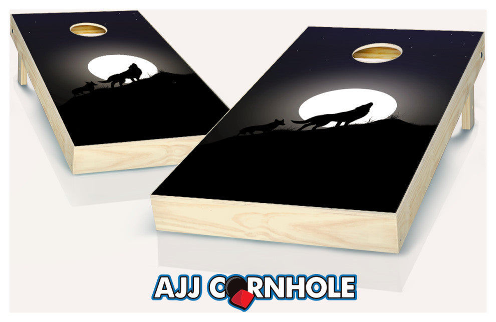 Wolf Cornhole Set