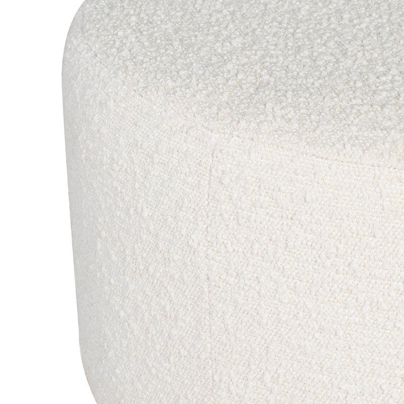 Robbie Buttermilk Boucle Fabric Sofa Ottoman