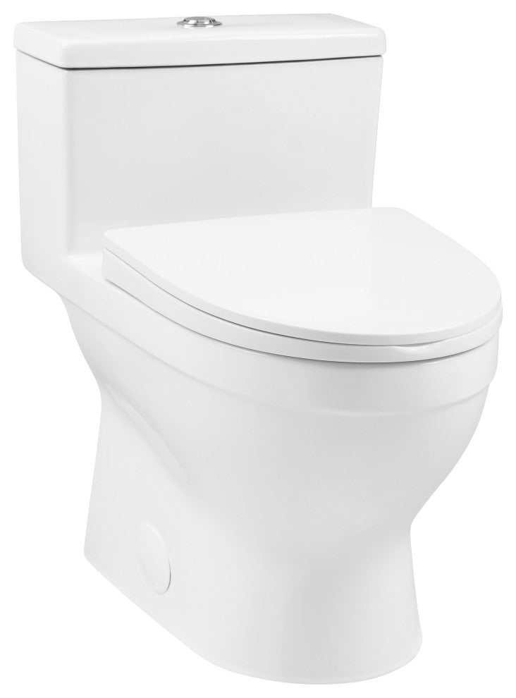 Clichy One-Piece Elongated Toilet Dual-Flush 1.1/1.6 gpf