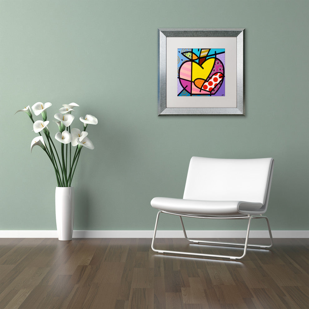 Roberto Rafael 'Big Apple IV' Matted Framed Art