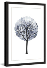 "Midnight Elm I" Framed Painting Print, 12x18