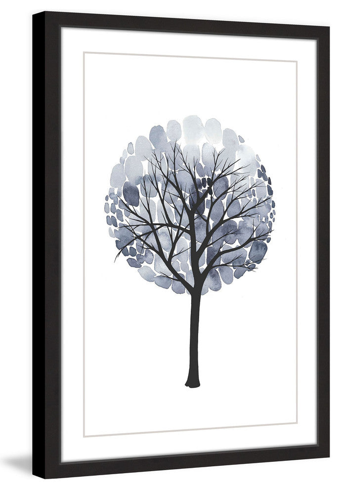 "Midnight Elm I" Framed Painting Print, 12x18