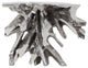 Luxe Freeform Console Table, Silver Leaf