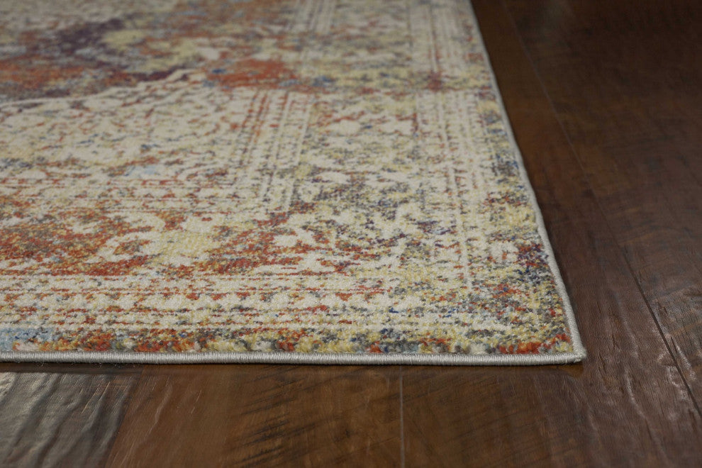 HomeRoots 7' x 10' Polypropylene Multi Area Rug