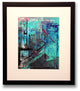 "Rough Mix" Framed Original, 13"x15"