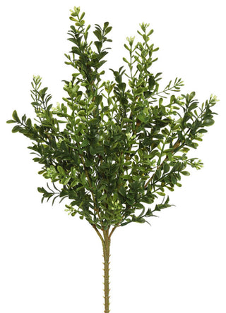 18" Green Boxwood Bush 3/Pk