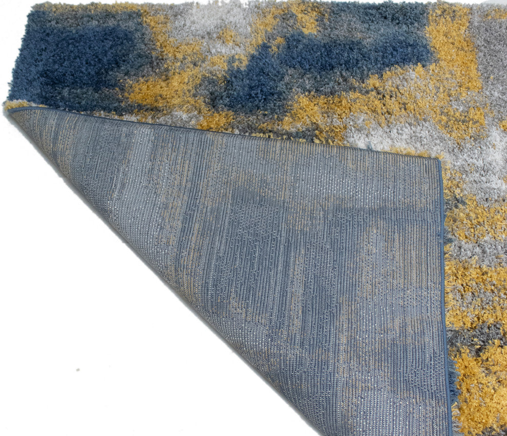Noori Rug Shag Walsh Blue/Gold Rug