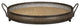 Antique Black Rimmed Decorative Tray