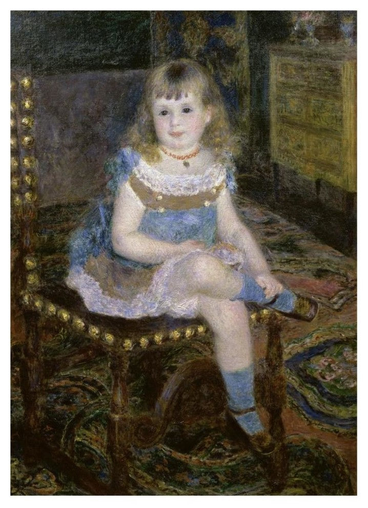 "Miss Georgette Charpentier Seated" Print by Pierre-Auguste Renoir, 34"x46"