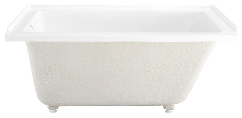 Voltaire 54x30, Acrylic Glossy White, Alcove, Bathtub, Left-Hand Drain