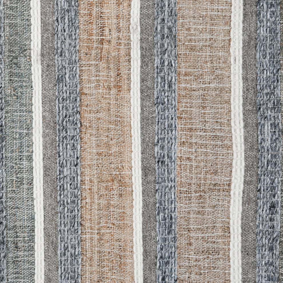 Elodie Natural Blue Multi Handwoven Area Rug by Kosas Home