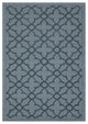 DecorShore Flamenco Collection Hana Dark Gray Handloom Wool Area Rug, 5'x8'