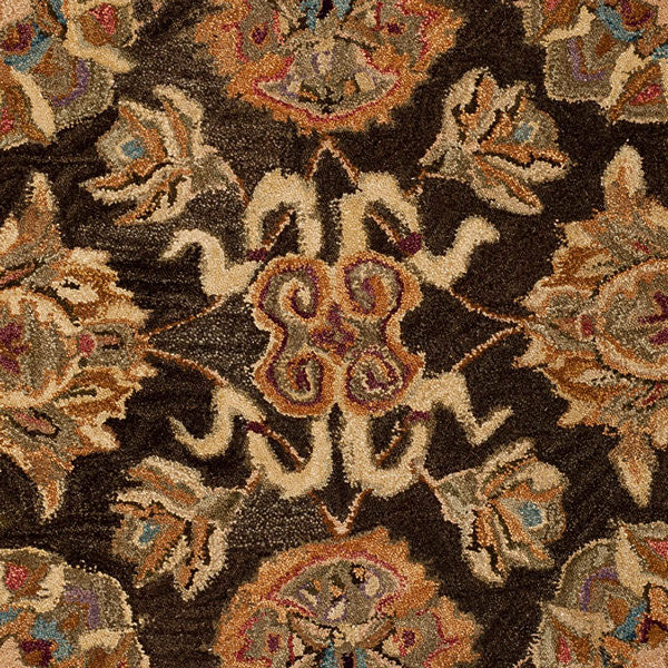 Safavieh Anatolia an615b Rug, Dark Brown/Gold, 2'3"x8'0" Runner