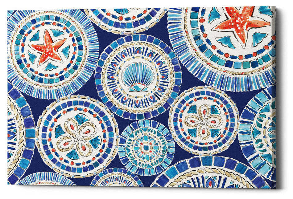 Maritime XV' by Daphne Brissonnet, Giclee Canvas Wall Art, 40"x26"