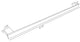 Florence Series Black Bathroom 34in Towel Bar