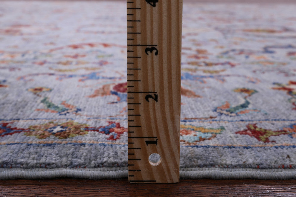 Hand-Knotted Persian Tabriz Wool Rug 6' 5" X 10' 0" Q9705