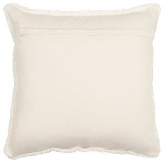 Surya Northland Cream Pillow Shell With Down Insert 20"H X 20"W
