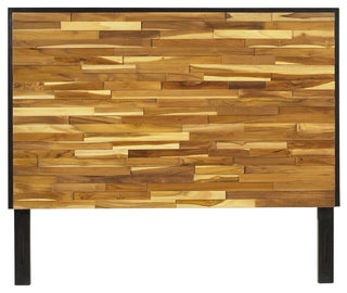 Reclaimed Wood Headboard, Natural, Queen