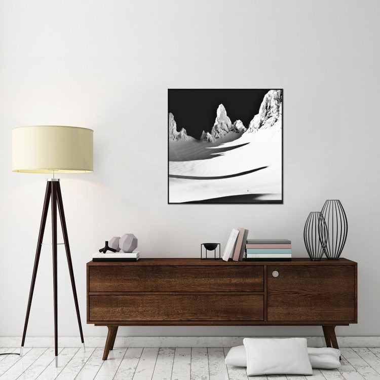 "Small And Big" Framed Canvas Giclee by Asmund Keilen, 37x37"