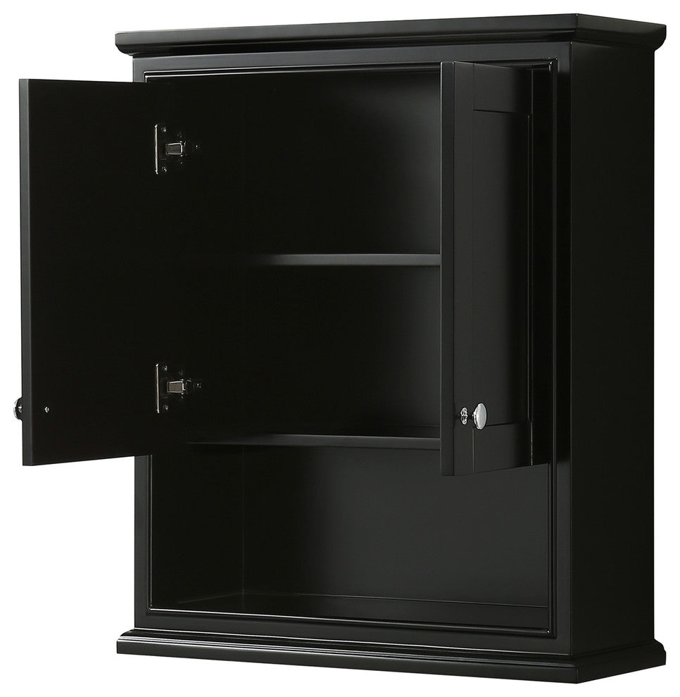 Deborah Over-the-Toilet Wall-Mounted Storage Cabinet in Dark Espresso
