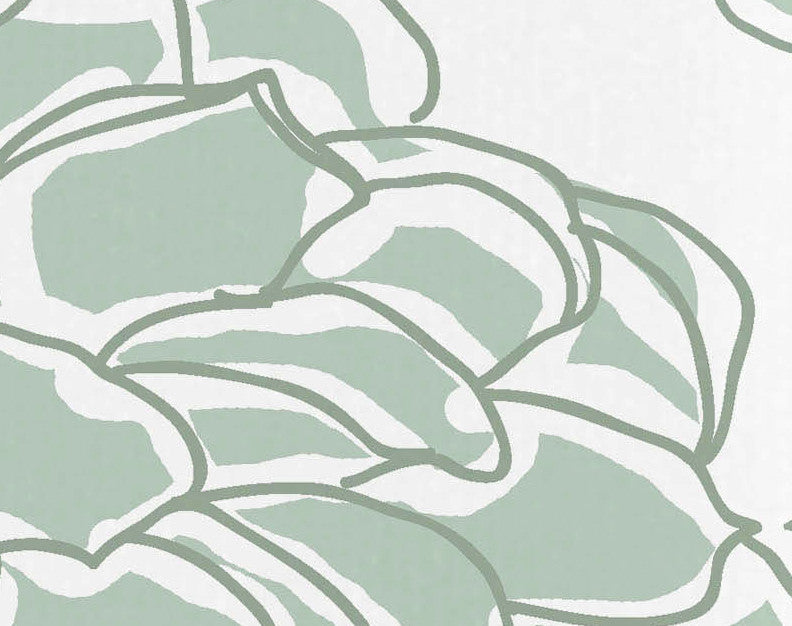 18x30", Olivia Floral Print Hand Towels, Green