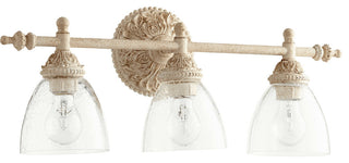 5257-3-70 Transitional Light Vanity, Persian White With Clear/Seeded