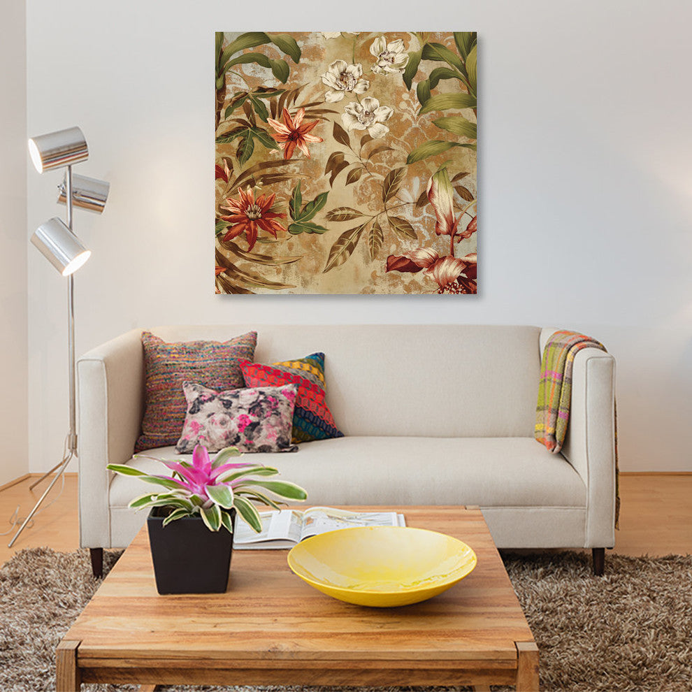 "Lush I" by Chris Donovan, Canvas Print, 26"x26"