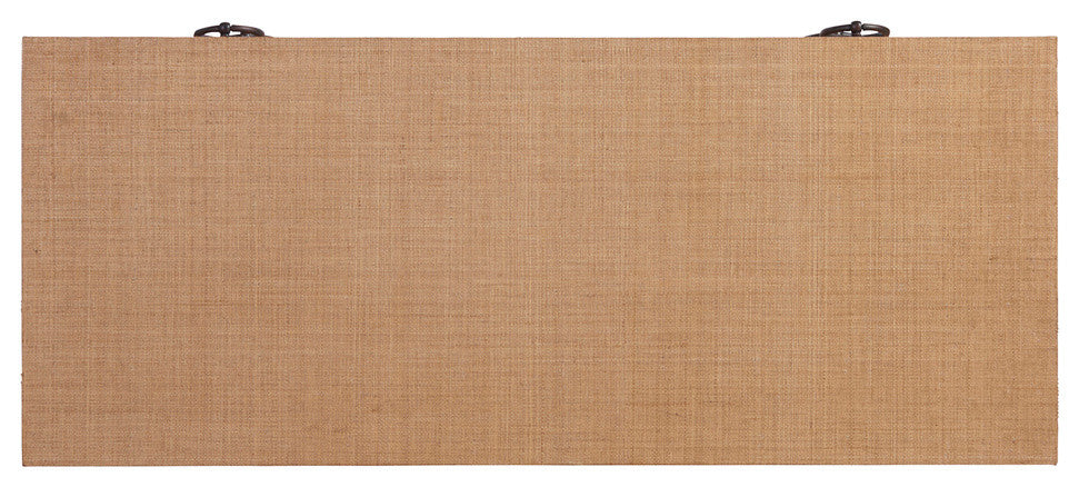 Balboa Island Raffia Hall Chest