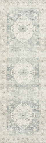 Loloi II Rosette Blue/Grey 1'-6" x 1'-6" Sample Swatch