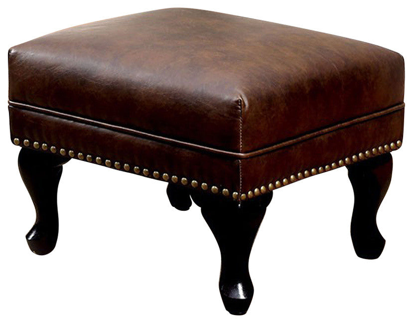 Benzara BM123007 Vaugh BM123007 Traditional Style Ottoman