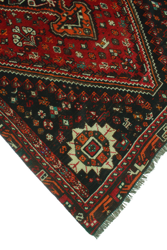 Fine Vintage Distressed Marlon Red Rug