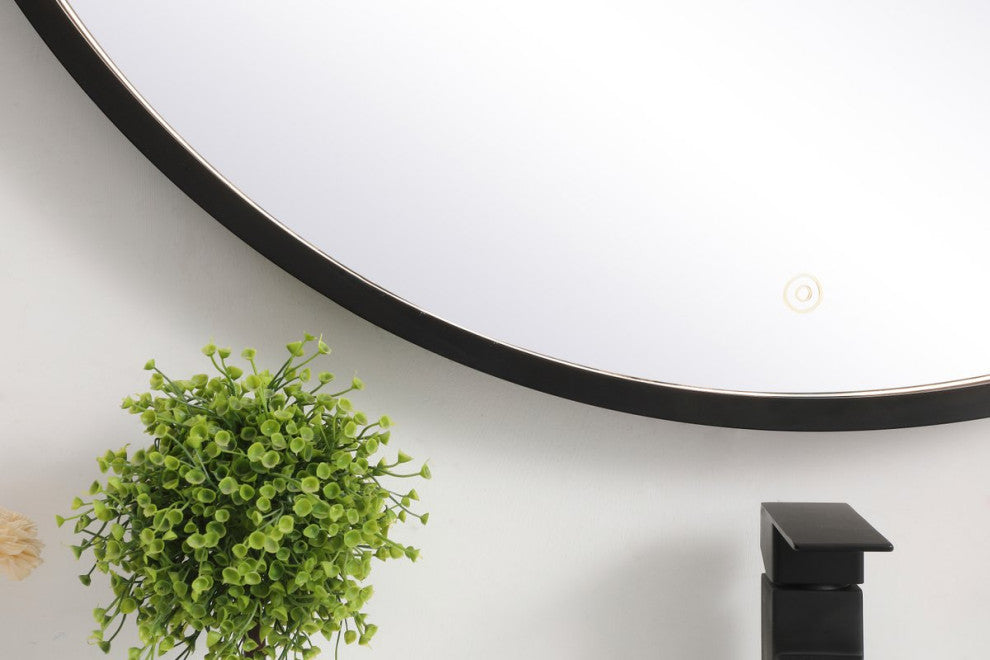 Elegant MRE6036BK Pier 36" LED Mirror
