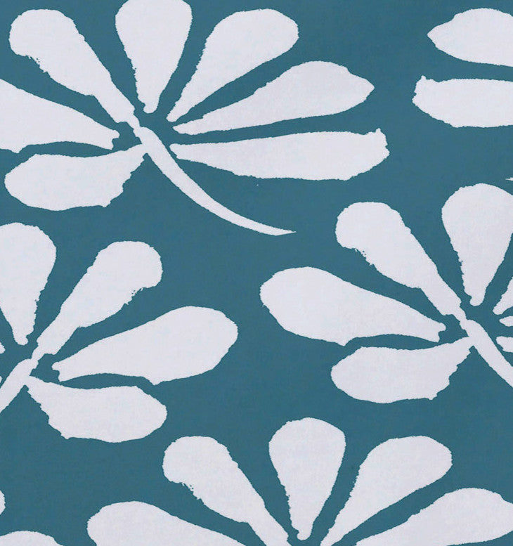 Ingrid, Floral Print Placemat, Aqua
