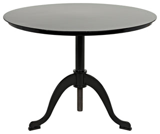 Kaldera Side Table, Black Steel