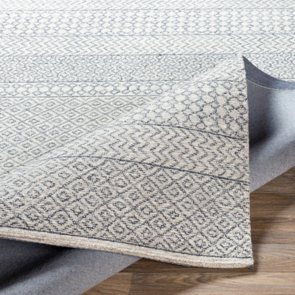 Surya Maroc MAR2301 Bohemian Area Rug, Teal, 10' x 14' Rectangle