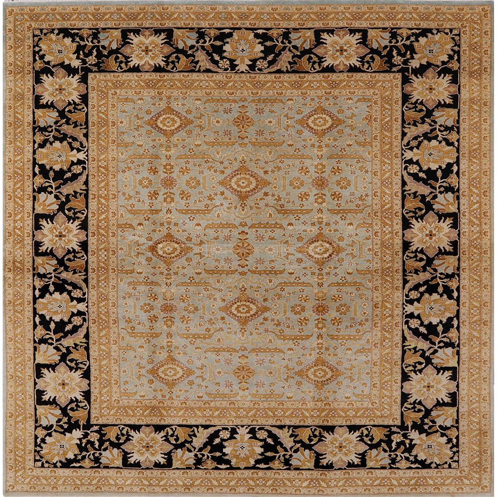 Ahgly Company Indoor Square Mid-Century Modern Area Rugs, 4' Square