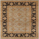 Ahgly Company Indoor Square Mid-Century Modern Area Rugs, 4' Square