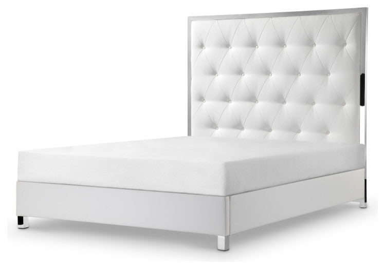 Amy Bed, White, Queen