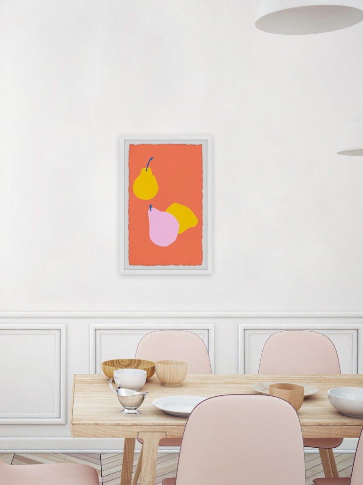 "Juicy Pears" Framed Painting Print, 8x12