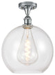 Innovations 516-1C-PC-G122-12 1-Light Semi-Flush Mount, Polished Chrome
