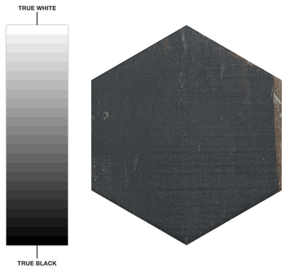 Merola Tile Retro Mini Hex Porcelain Floor and Wall Tile Sample