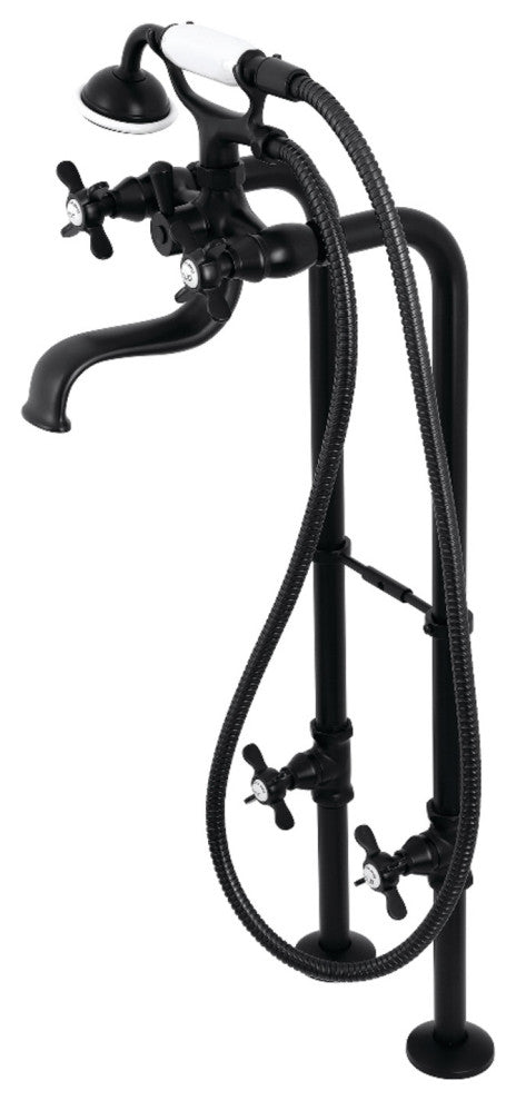 CCK246K0 Freestanding Tub Faucet Package With Supply Line, Matte Black