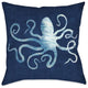 Laural Home The Abyss Octopus 18" X 18" Indoor Decorative Pillow