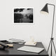 Mist of Valley Forge in Black and White Framed Photo Paper Wall Art Prints, White, 12" X 16"
