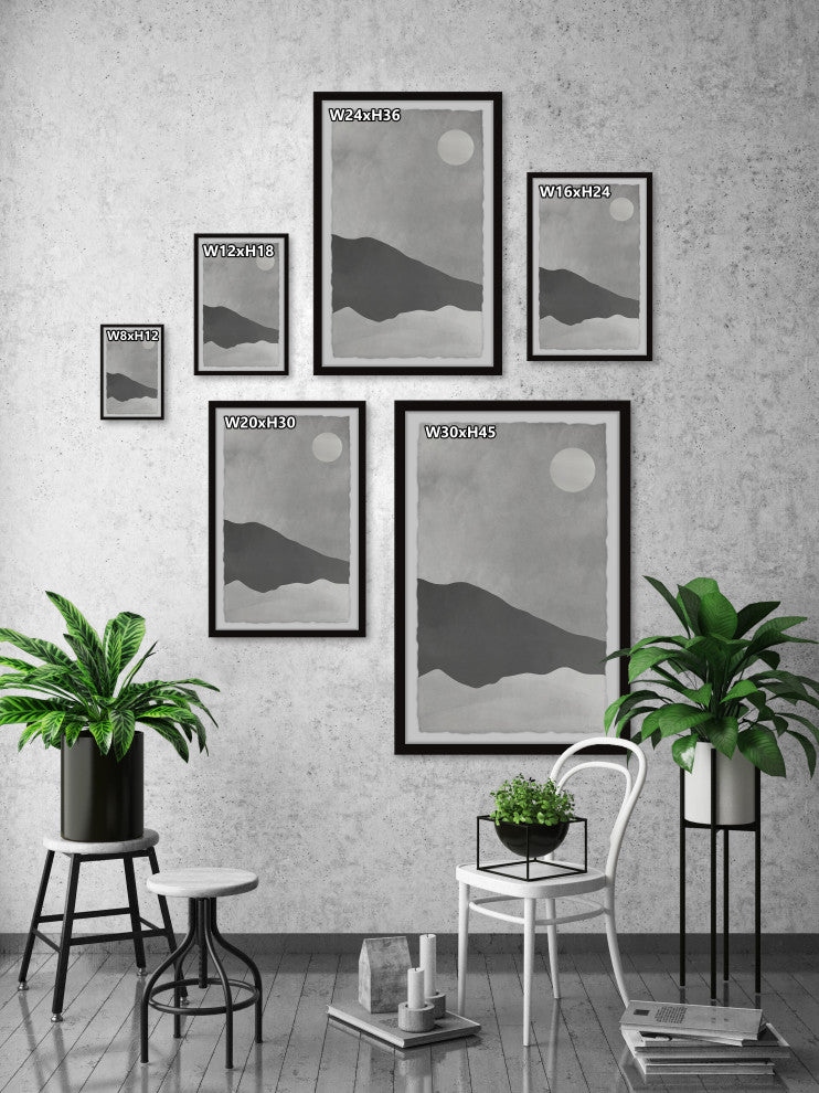 "Light and Shade" Framed Painting Print, 12x18