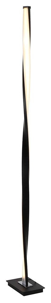 Brightech Helix - Modern LED Floor Lamp for Living Room Bright Lighting, Silver